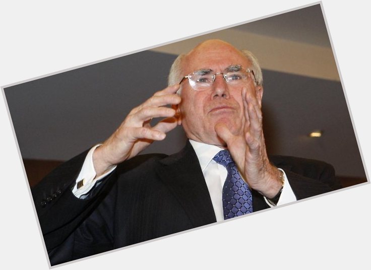 John Howard Average body,  grey hair & hairstyles