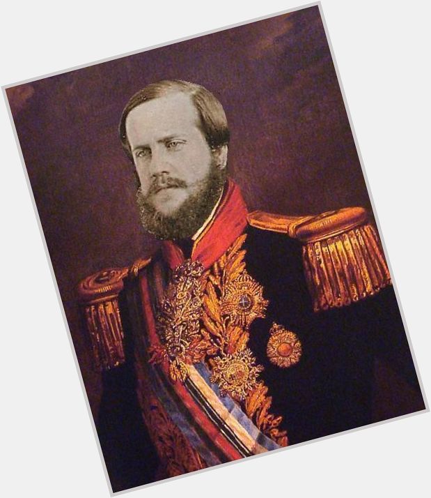 Pedro II of Brazil Average body,  grey hair & hairstyles