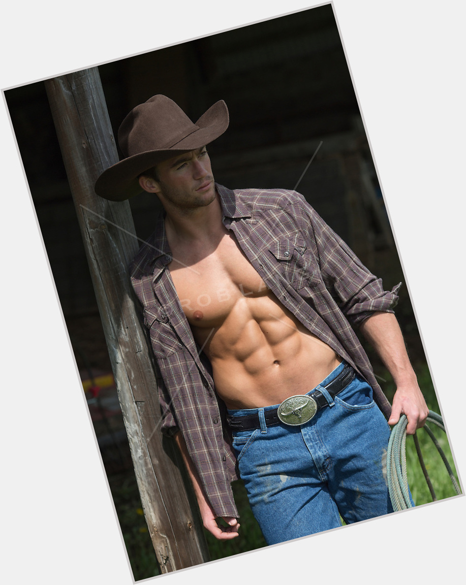The Naked Cowboy Athletic body,  light brown hair & hairstyles