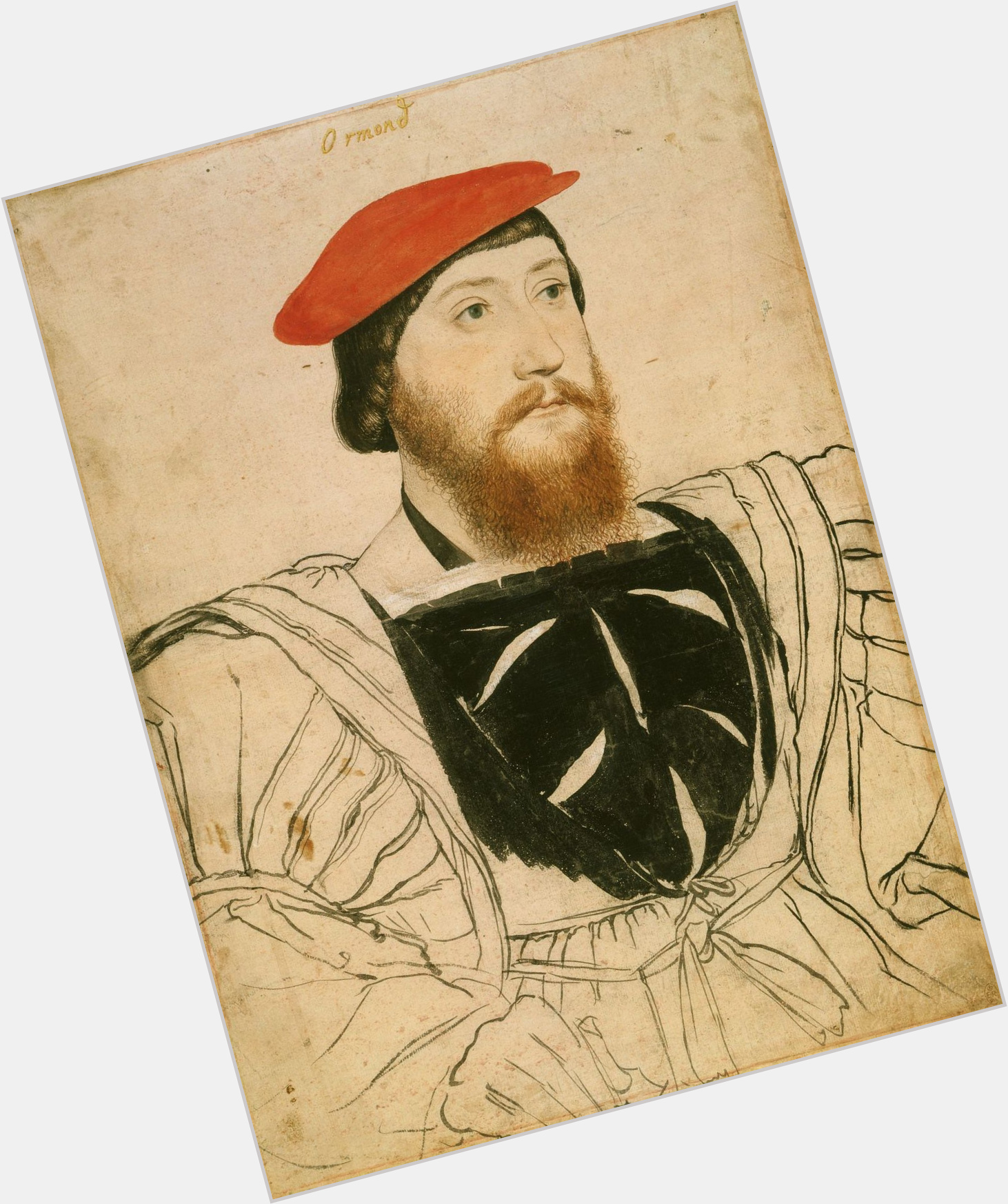 Thomas Boleyn 1st Earl Of Wiltshire  black hair & hairstyles