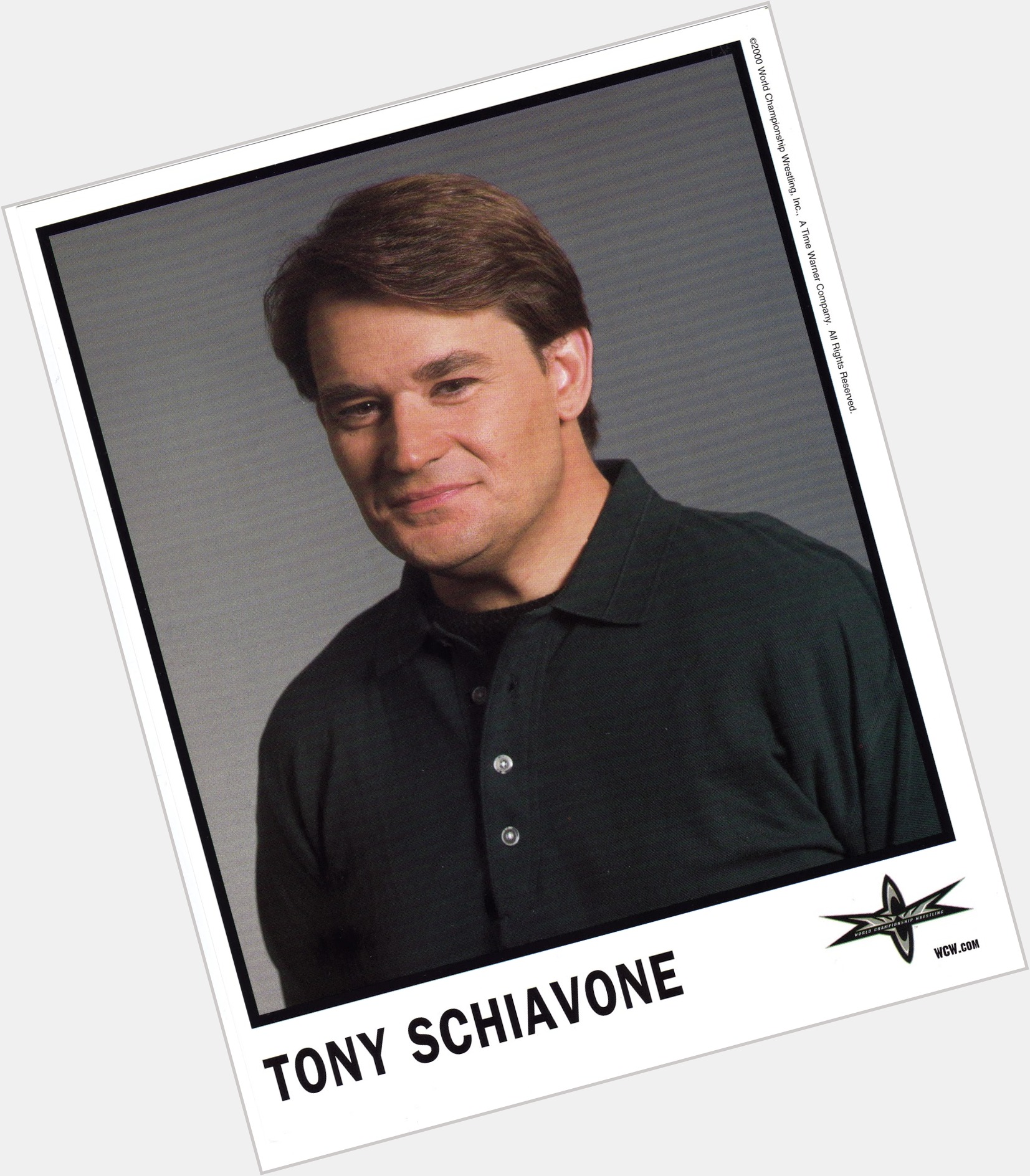 Tony Schiavone  dark brown hair & hairstyles