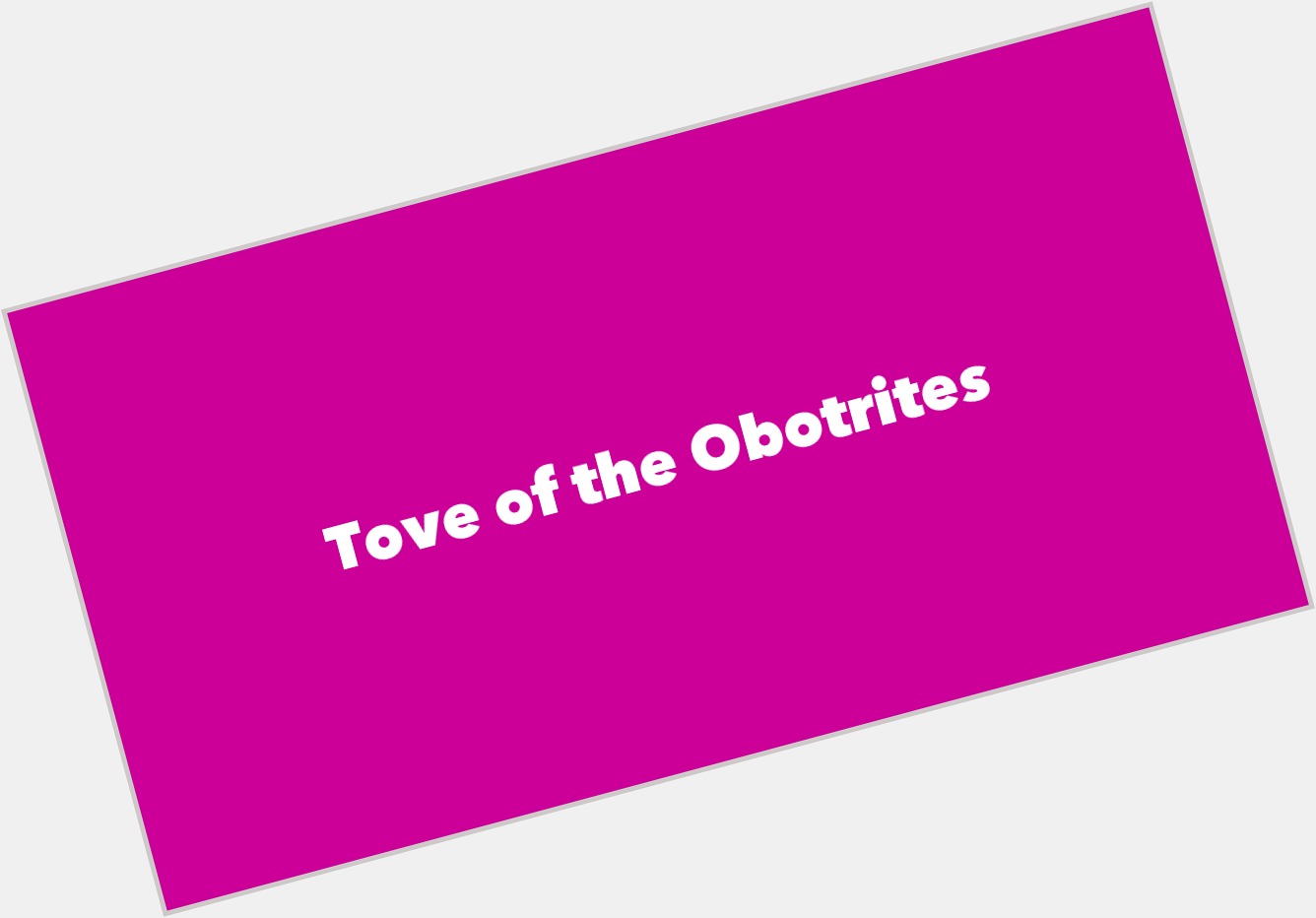 Tove Of The Obotrites  