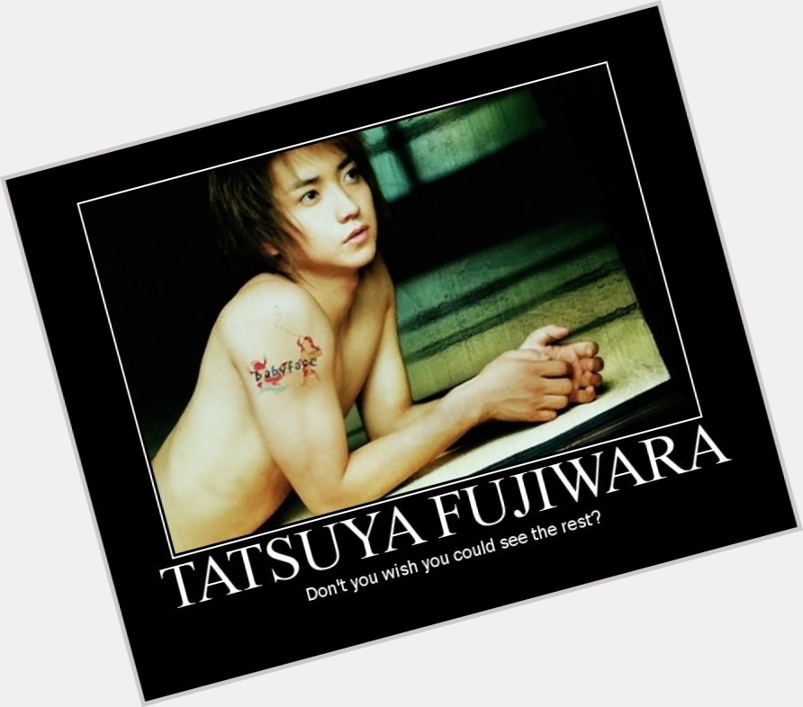 Tatsuya Fujiwara Slim body,  black hair & hairstyles