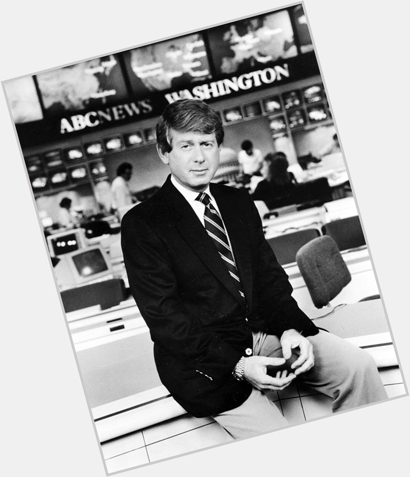 Ted Koppel Average body,  salt and pepper hair & hairstyles