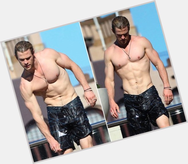 Thor shirtless bikini