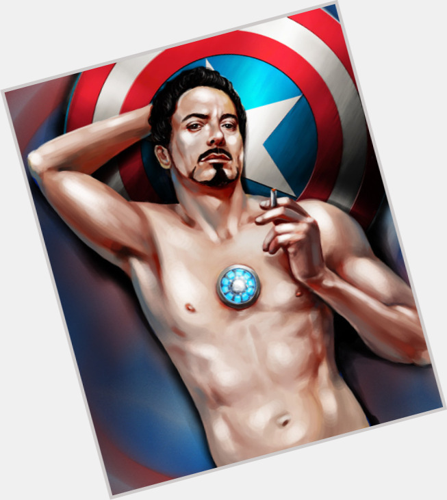 Tony Stark shirtless bikini
