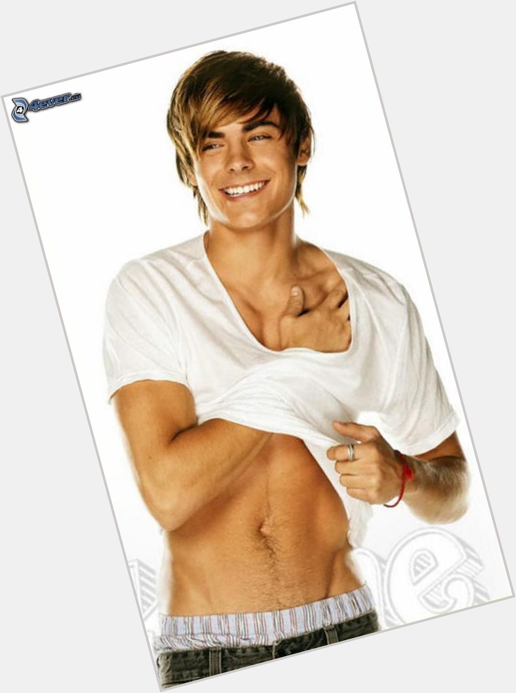 Troy Bolton Athletic body,  light brown hair & hairstyles