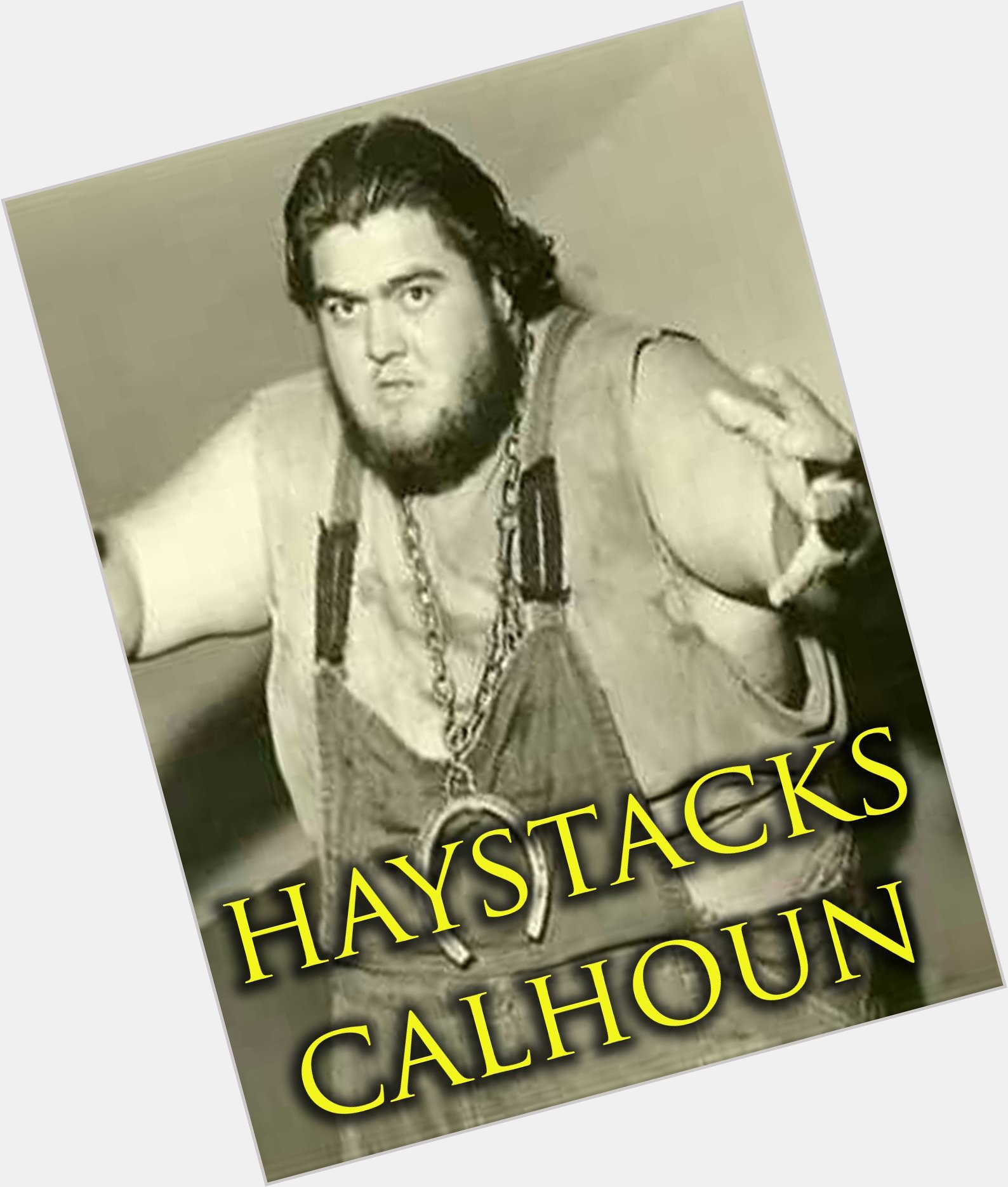 William Haystacks Calhoun shirtless bikini