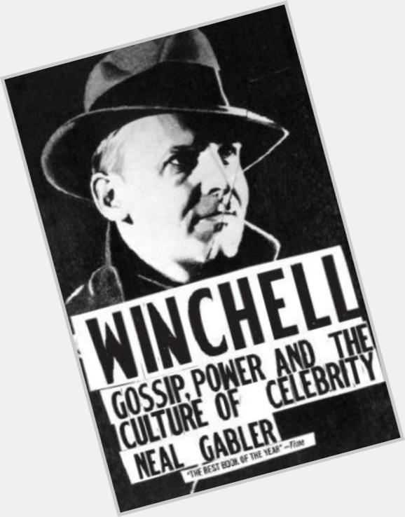 Walter Winchell Average body,  grey hair & hairstyles
