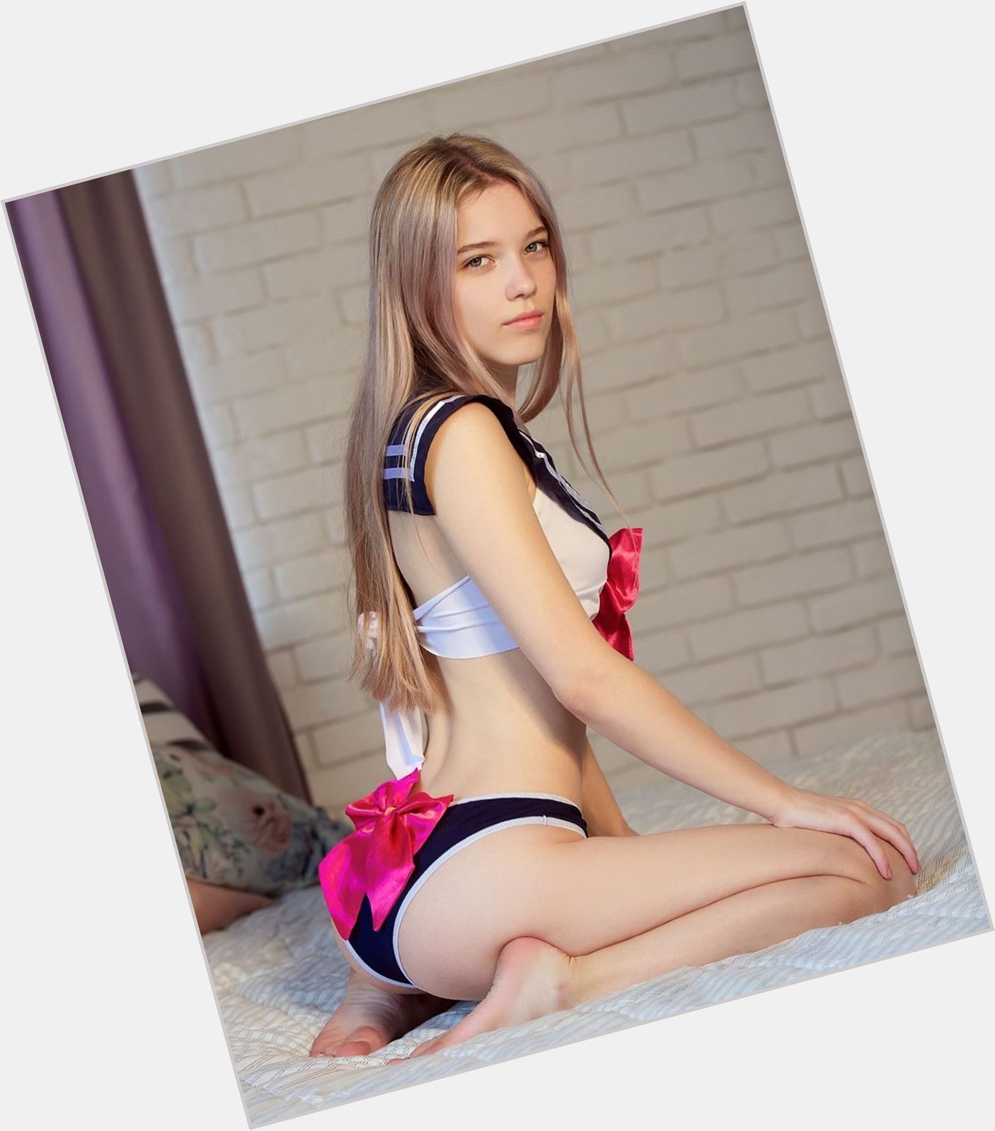Yevghenia Filonova shirtless bikini