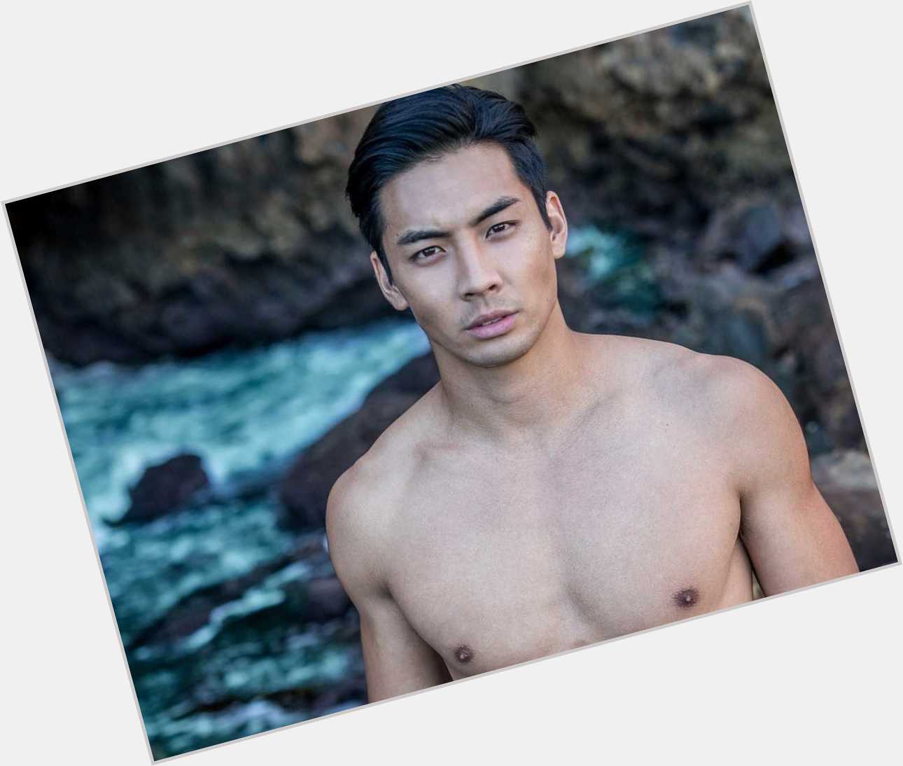 Yoshi Chang shirtless bikini