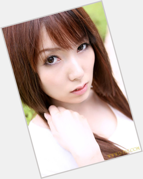 Yui Hatano Slim body,  dark brown hair & hairstyles