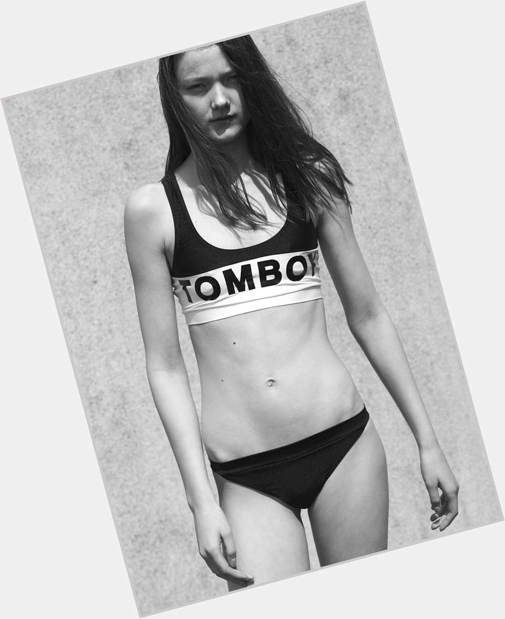 Yumi Lambert shirtless bikini