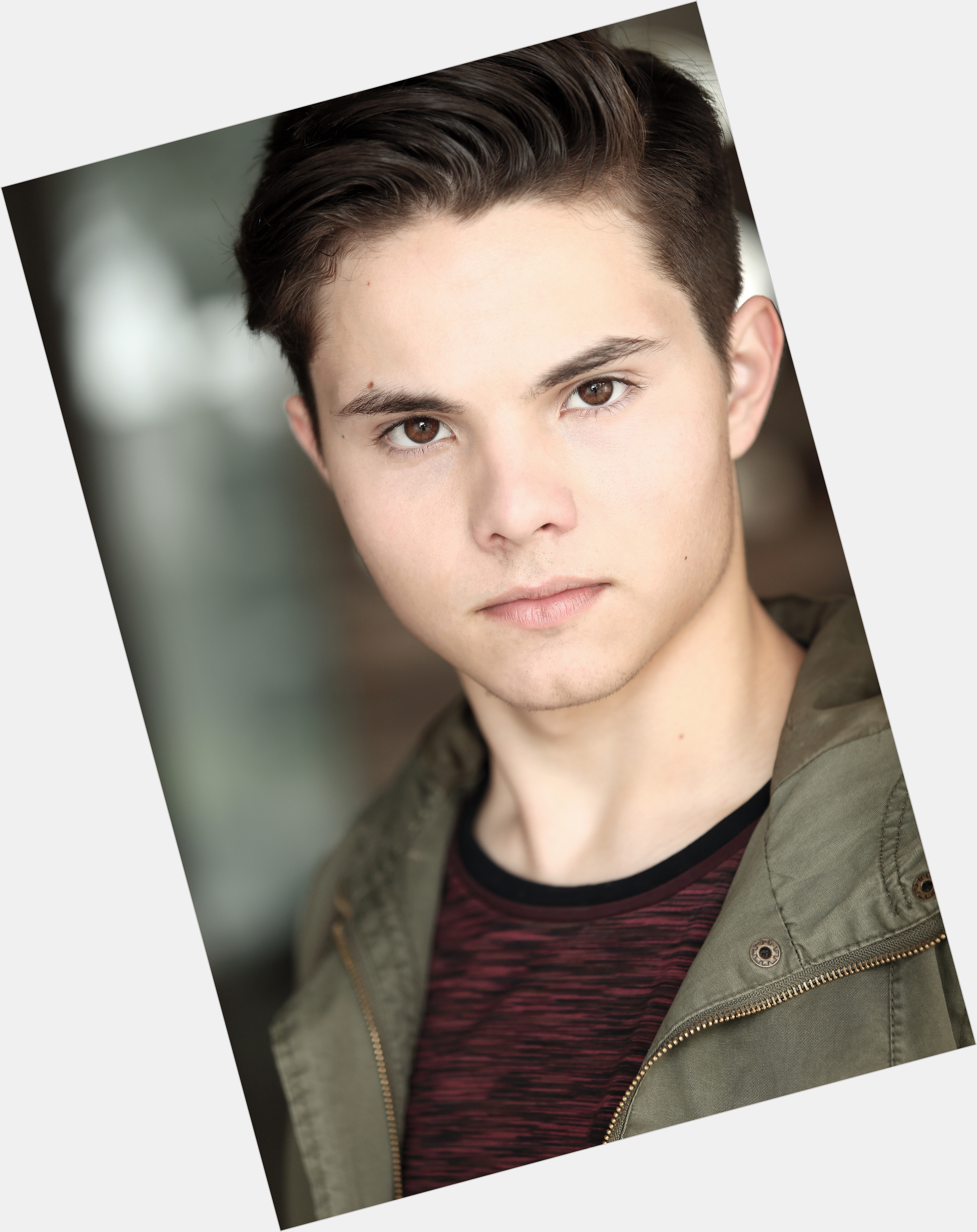 Zach Callison Average body,  dark brown hair & hairstyles