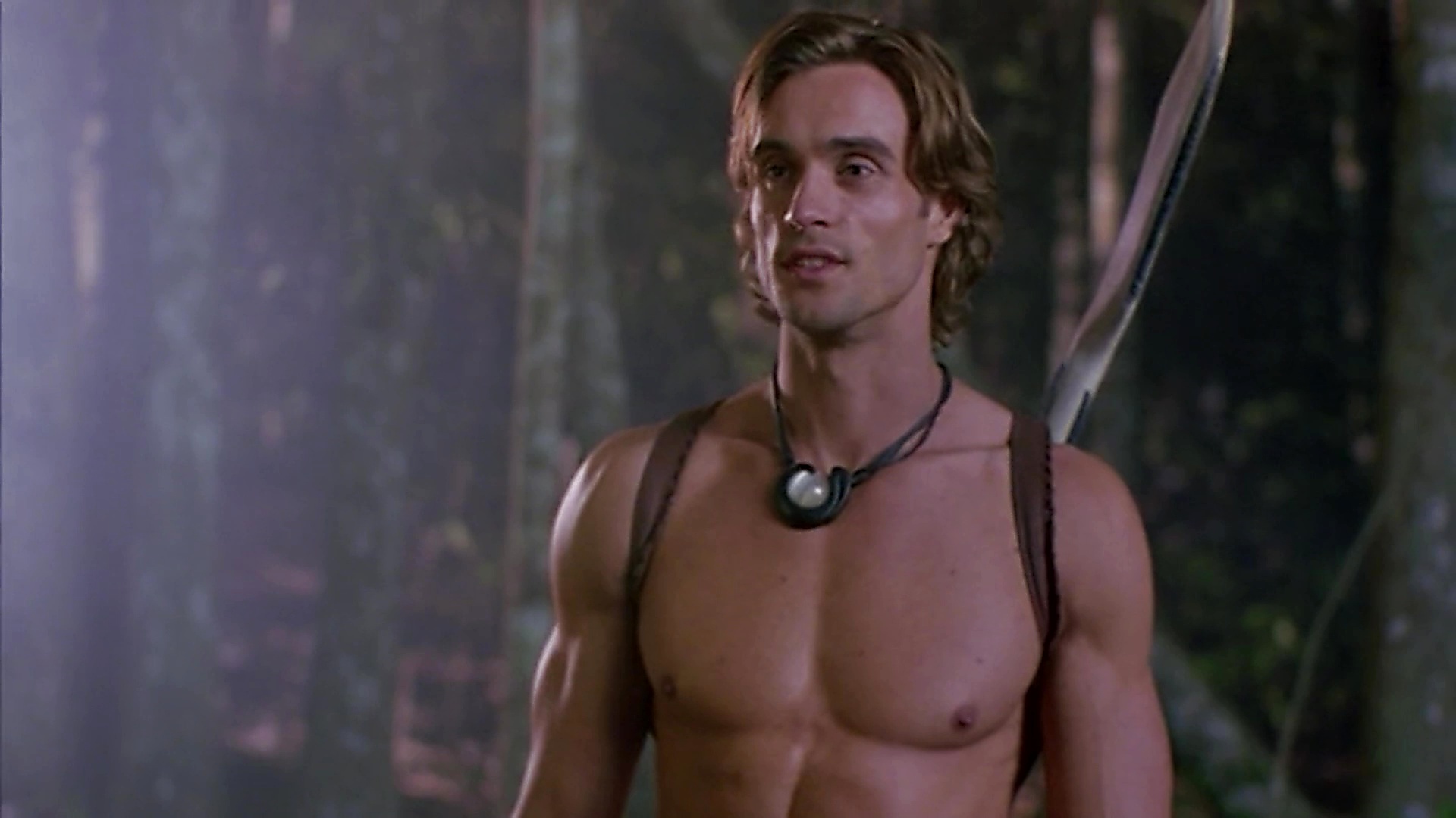 Aaron Dudley sexy shirtless scene February 21, 2025, 4am