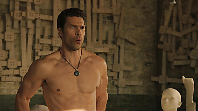 Aaron O Connell sexy shirtless scene March 17, 2024, 1pm