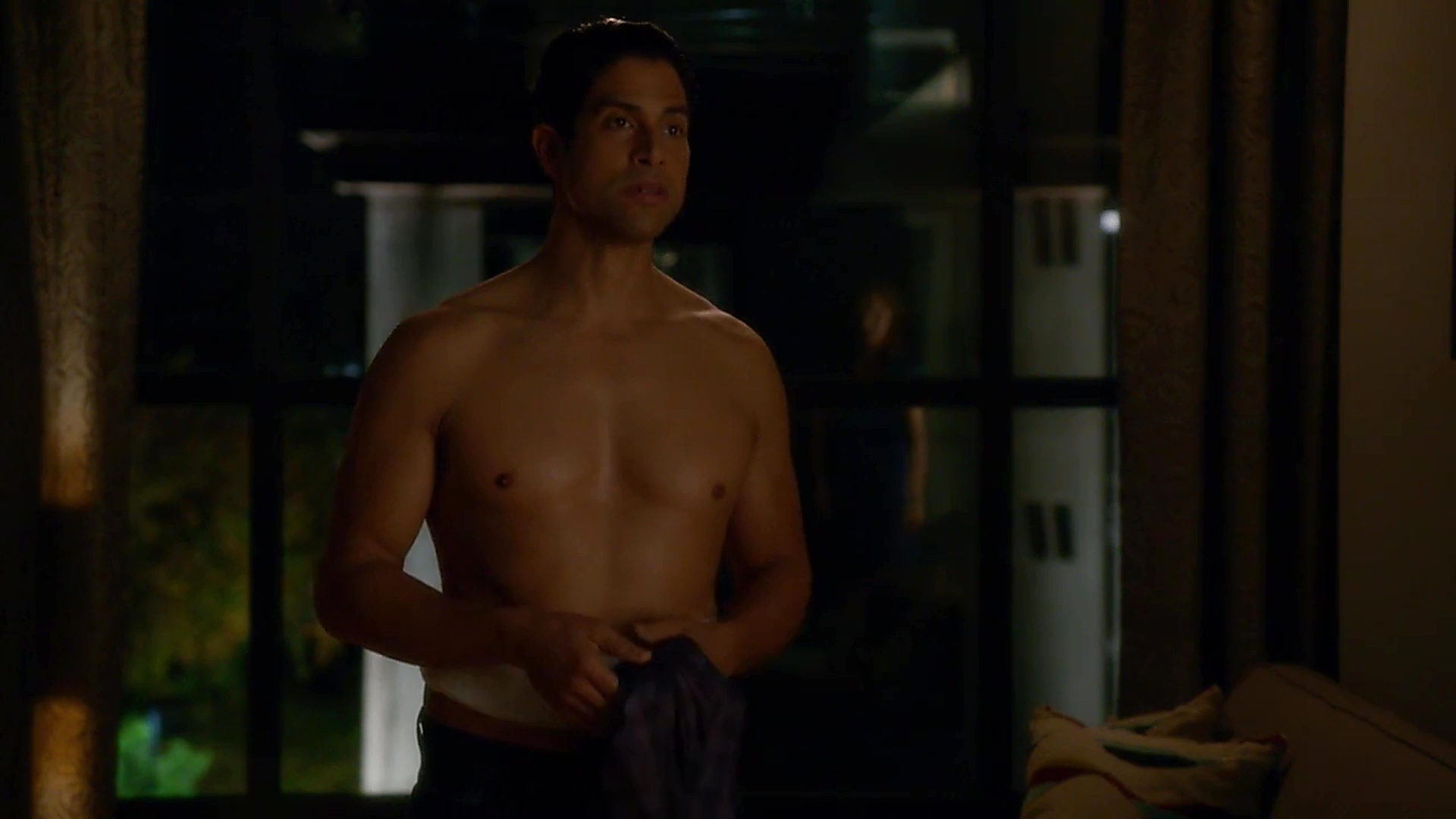 Adam Rodriguez sexy shirtless scene February 20, 2025, 6pm