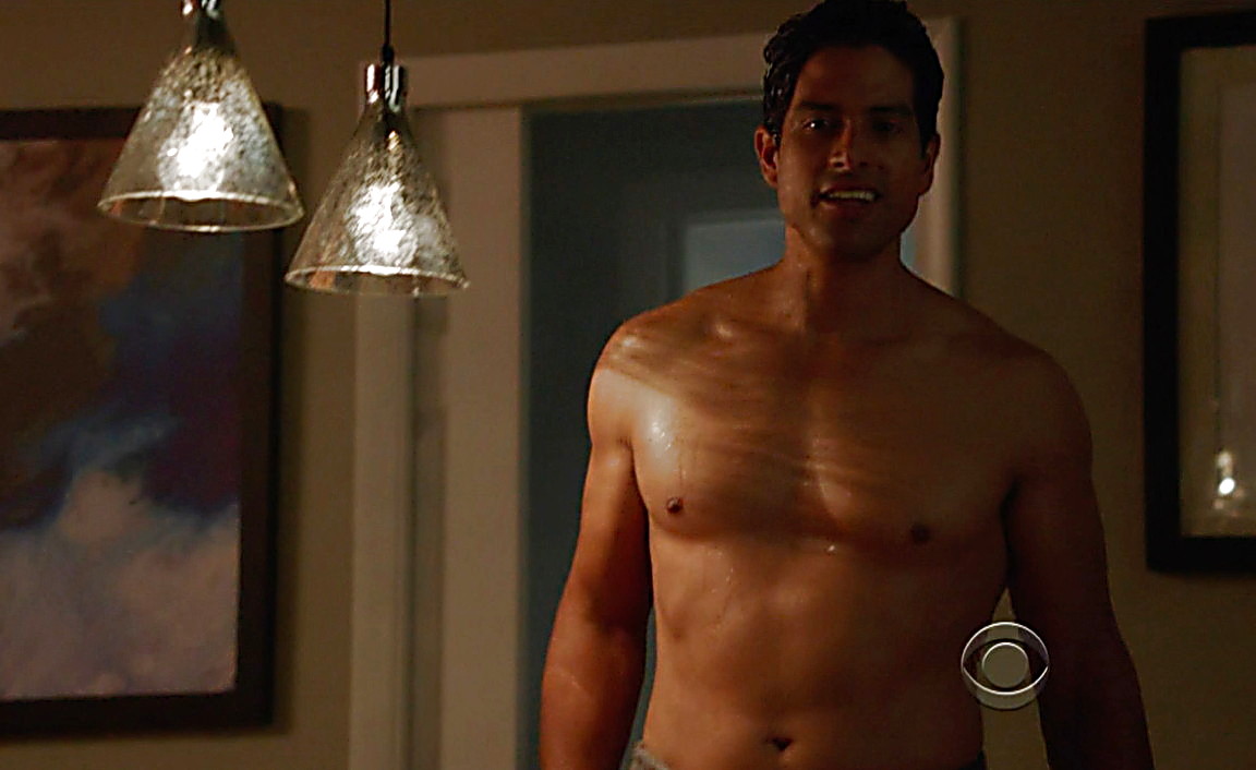 Adam Rodriguez sexy shirtless scene August 2, 2014, 8pm