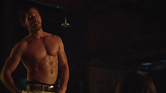 Adam Senn sexy shirtless scene December 13, 2023, 6am