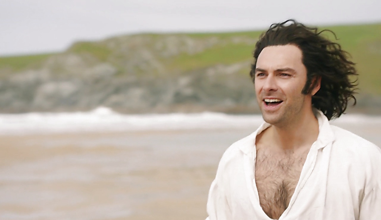 Aidan Turner sexy shirtless scene June 25, 2018, 12pm