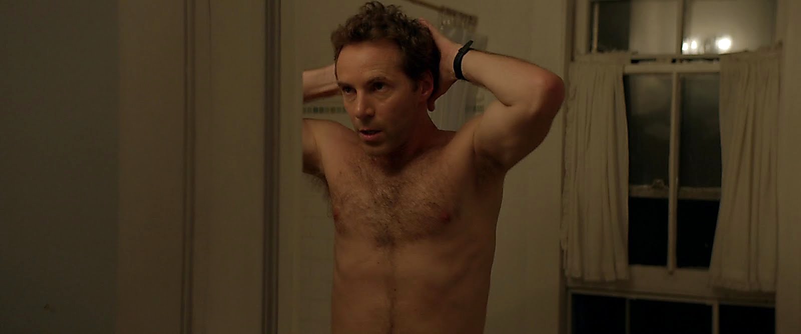 Alessandro Nivola sexy shirtless scene February 1, 2018, 11am
