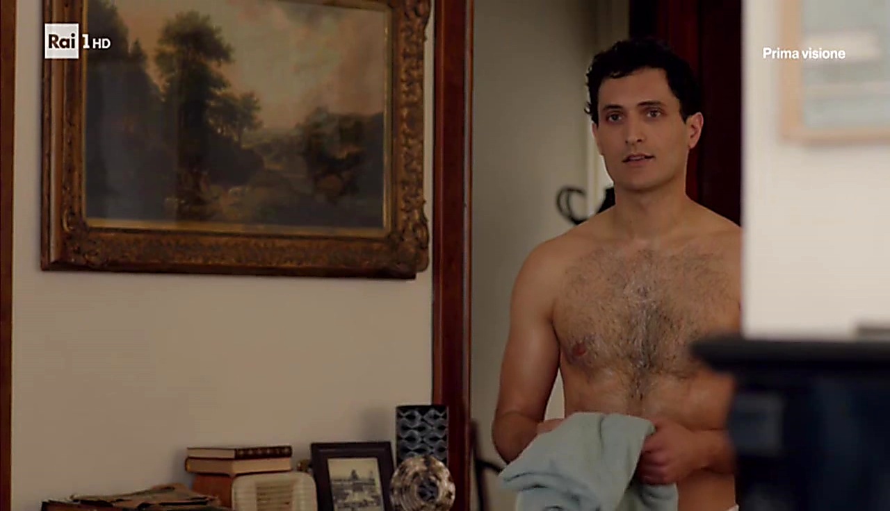 Alessandro Tersigni sexy shirtless scene October 25, 2017, 1pm