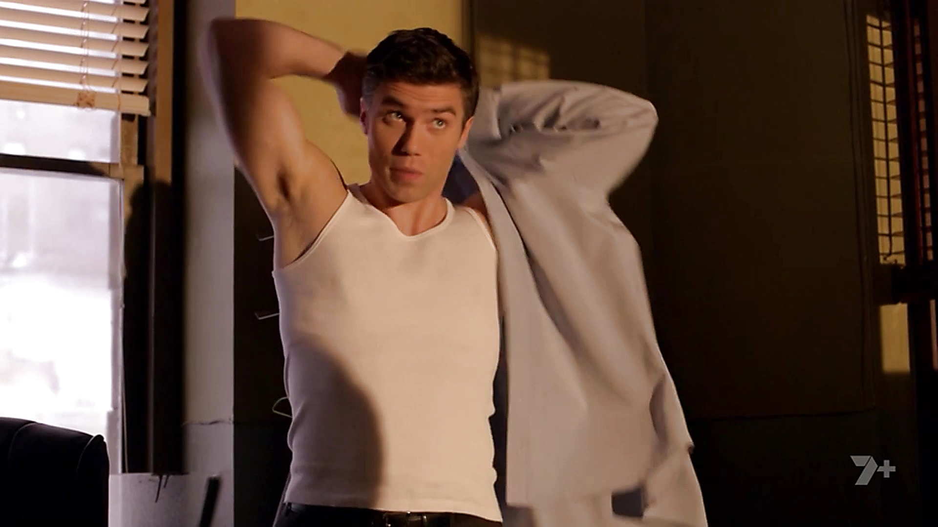 Anson Mount sexy shirtless scene February 26, 2025, 6am