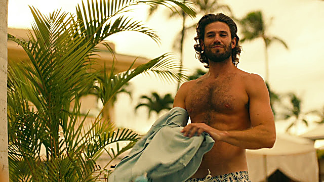 Austin Stowell sexy shirtless scene August 19, 2021, 7am