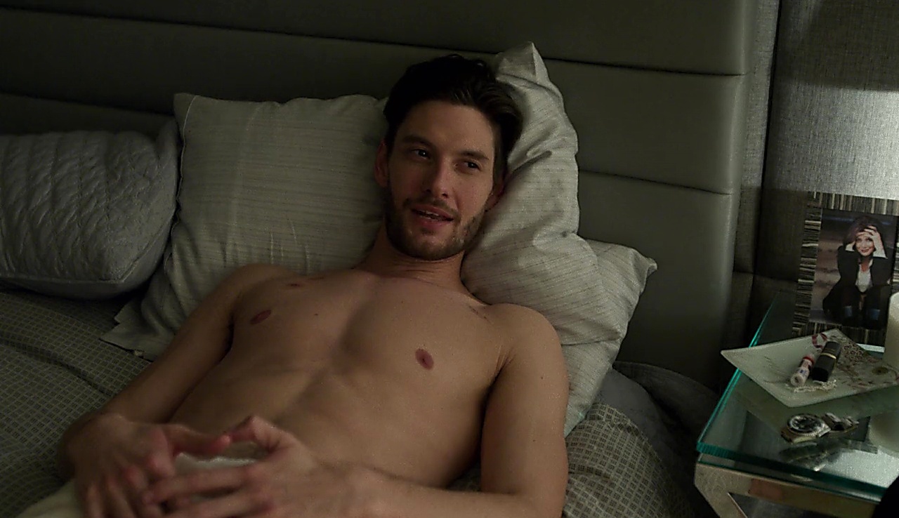 Ben Barnes sexy shirtless scene November 19, 2017, 1pm