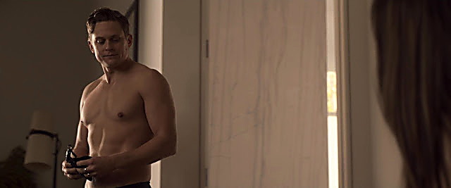 Billy Magnussen sexy shirtless scene April 1, 2021, 4am