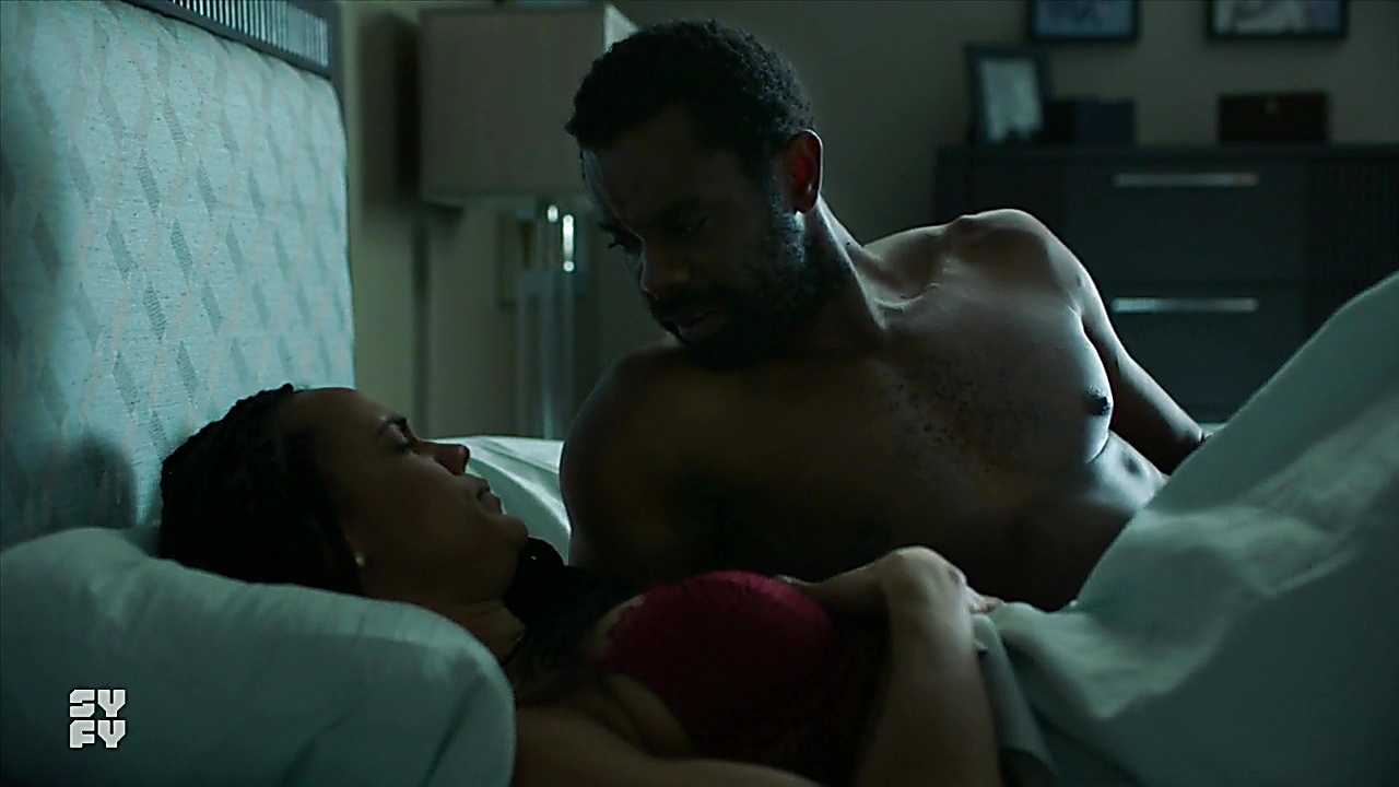 Brandon Scott sexy shirtless scene November 1, 2018, 12pm