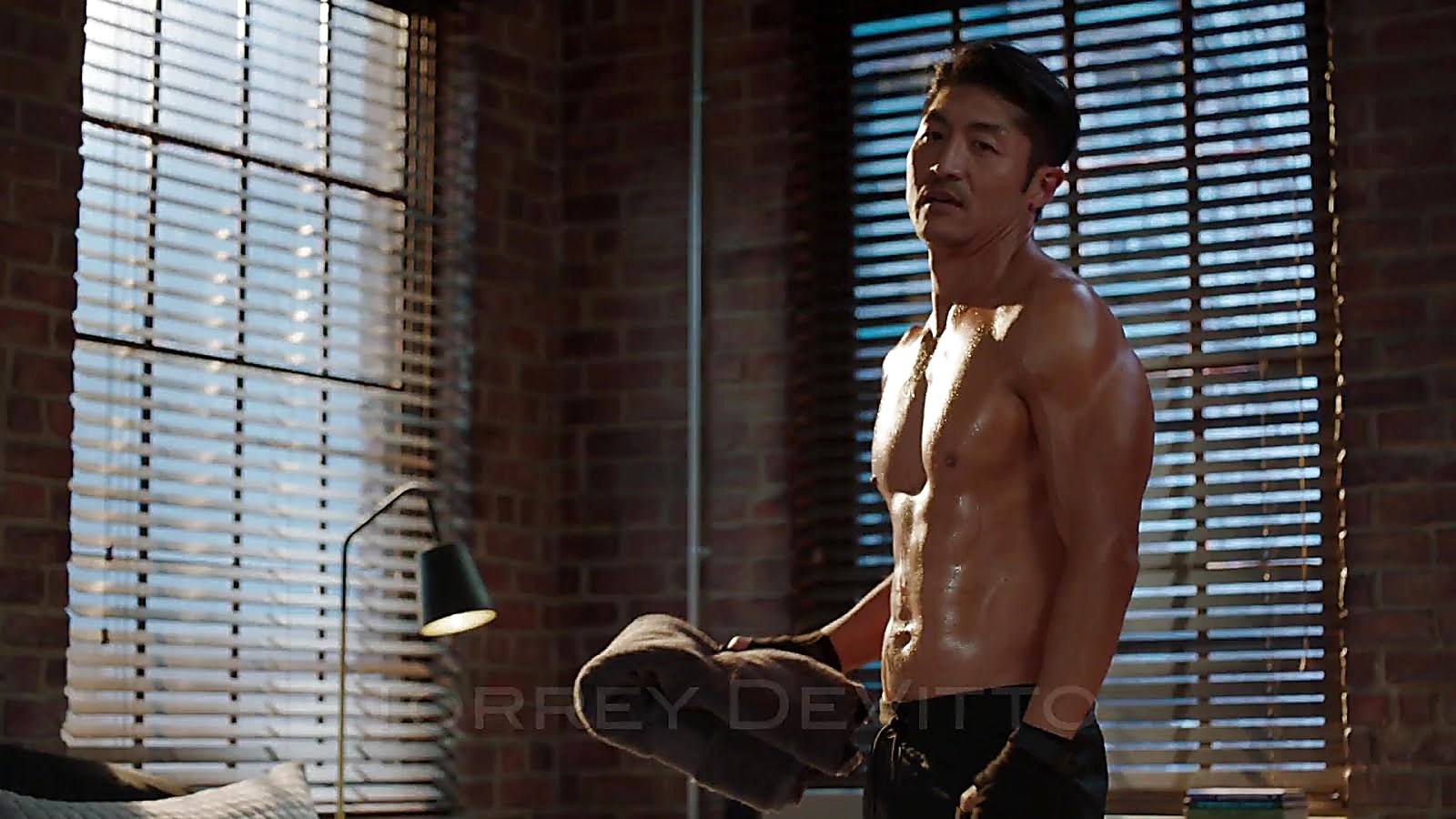 Brian Tee sexy shirtless scene October 18, 2018, 11am