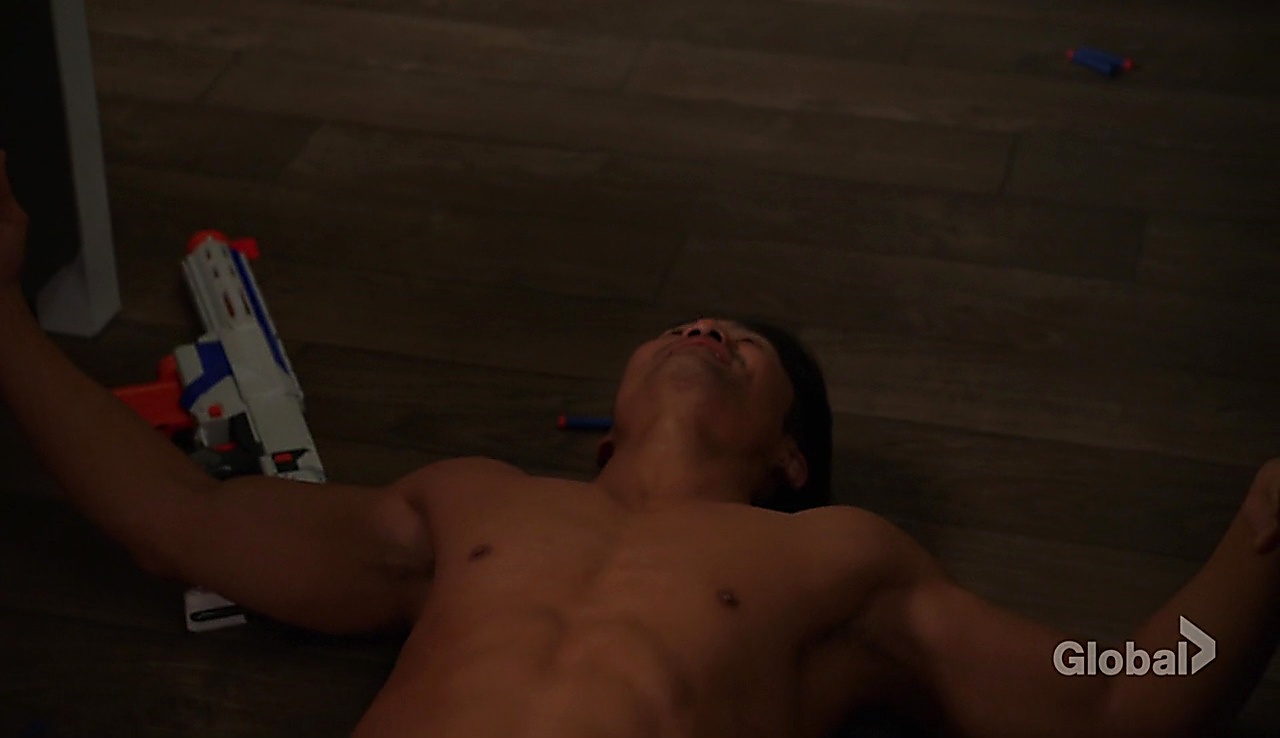 Brian Tee sexy shirtless scene March 6, 2018, 12pm
