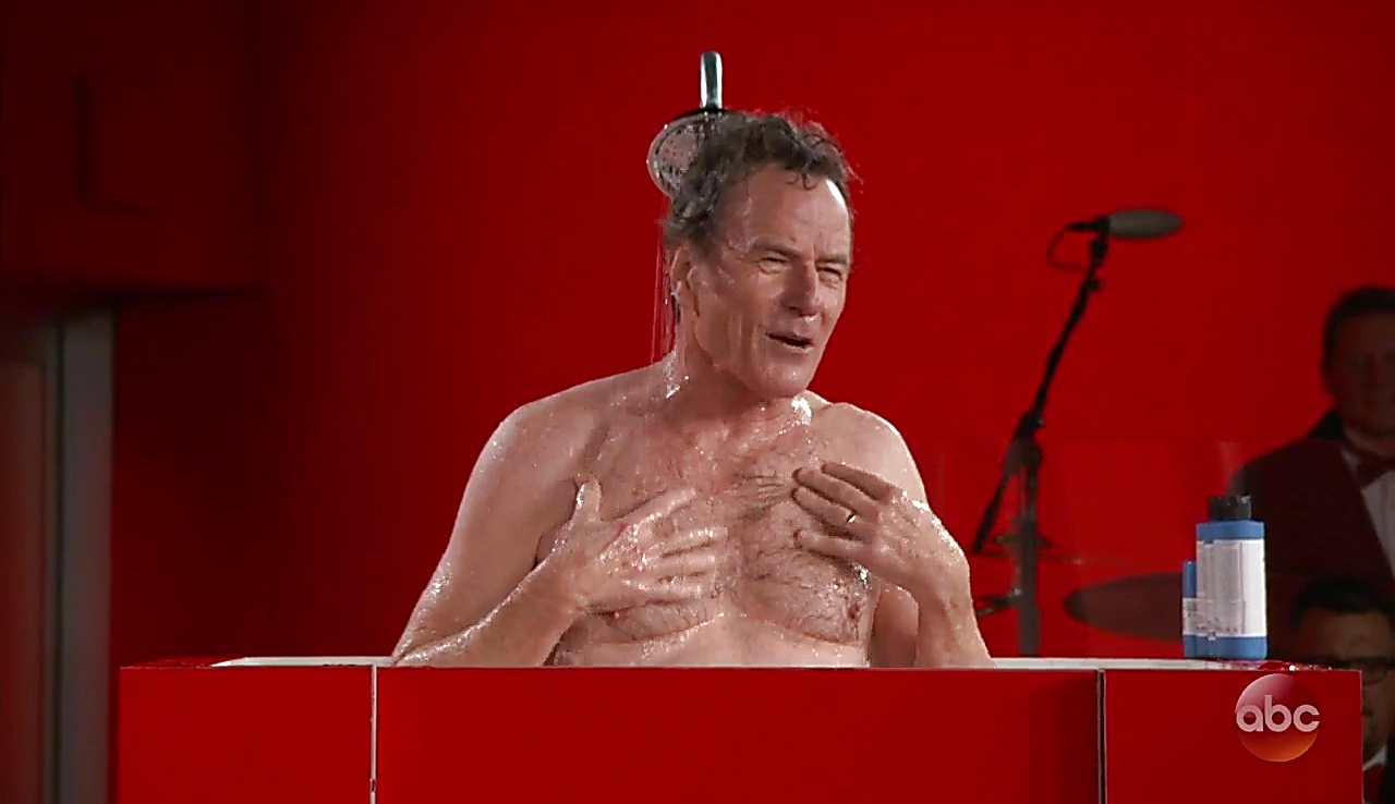Bryan Cranston sexy shirtless scene December 6, 2017, 3pm