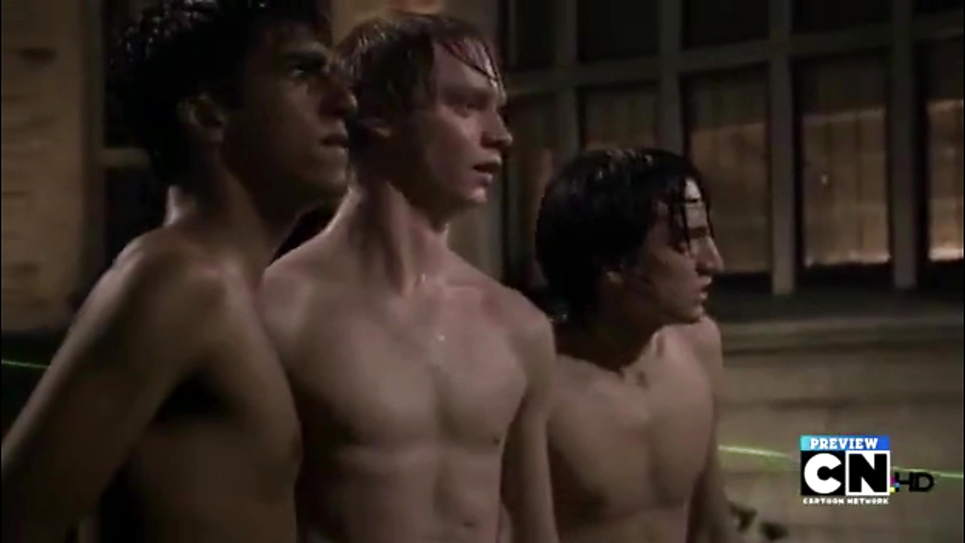 Calum Worthy sexy shirtless scene February 12, 2025, 12am