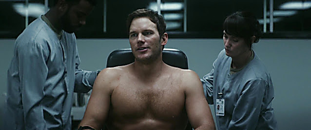 Chris Pratt sexy shirtless scene July 2, 2021, 6am