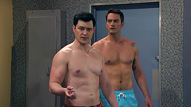 Christopher Sean sexy shirtless scene July 12, 2022, 8am