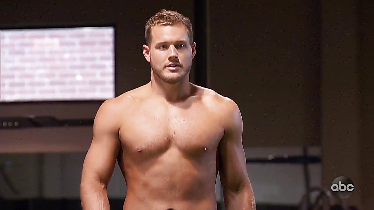 Colton Underwood sexy shirtless scene January 24, 2019, 1pm