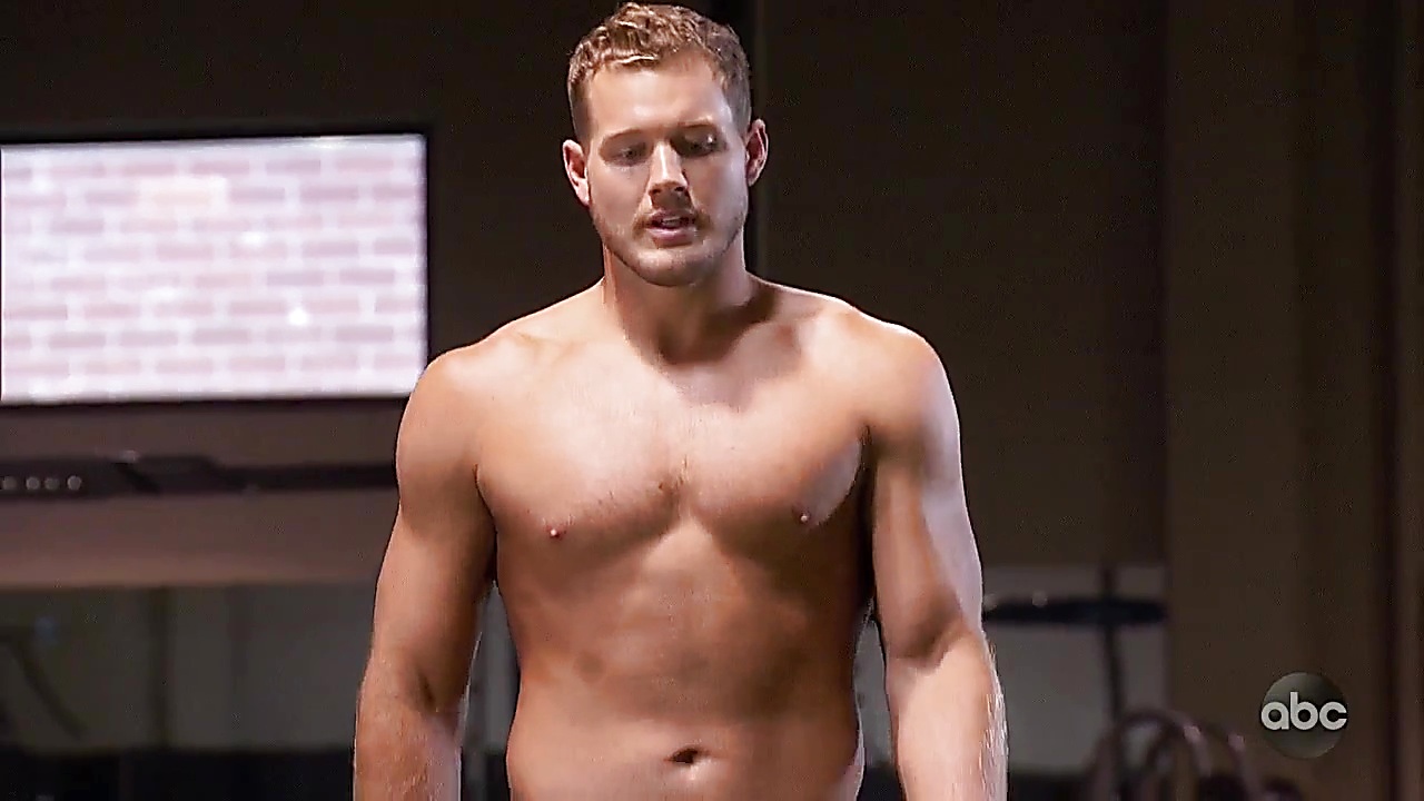 Colton Underwood sexy shirtless scene January 24, 2019, 1pm