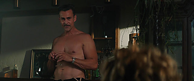 Daniel Bernhardt sexy shirtless scene November 10, 2021, 5am