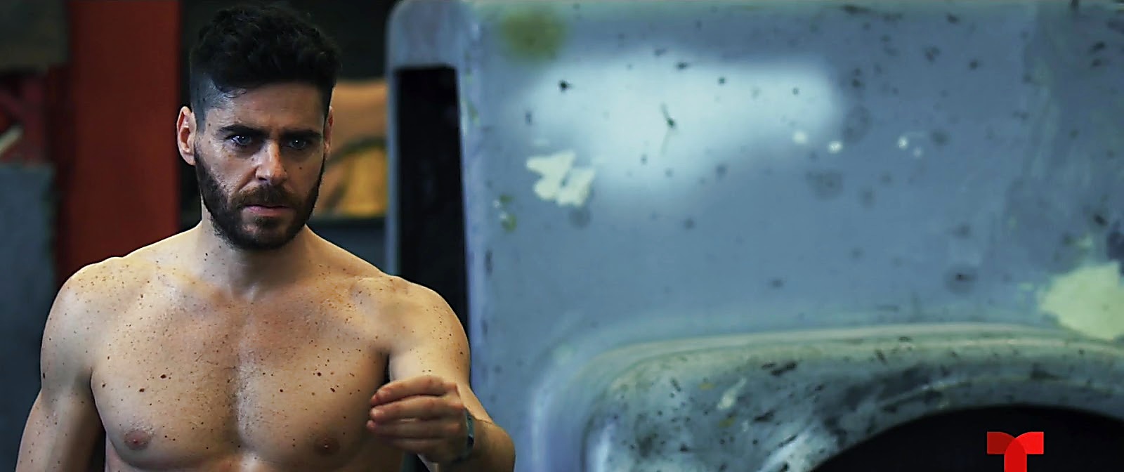 David Zepeda sexy shirtless scene July 24, 2020, 4am
