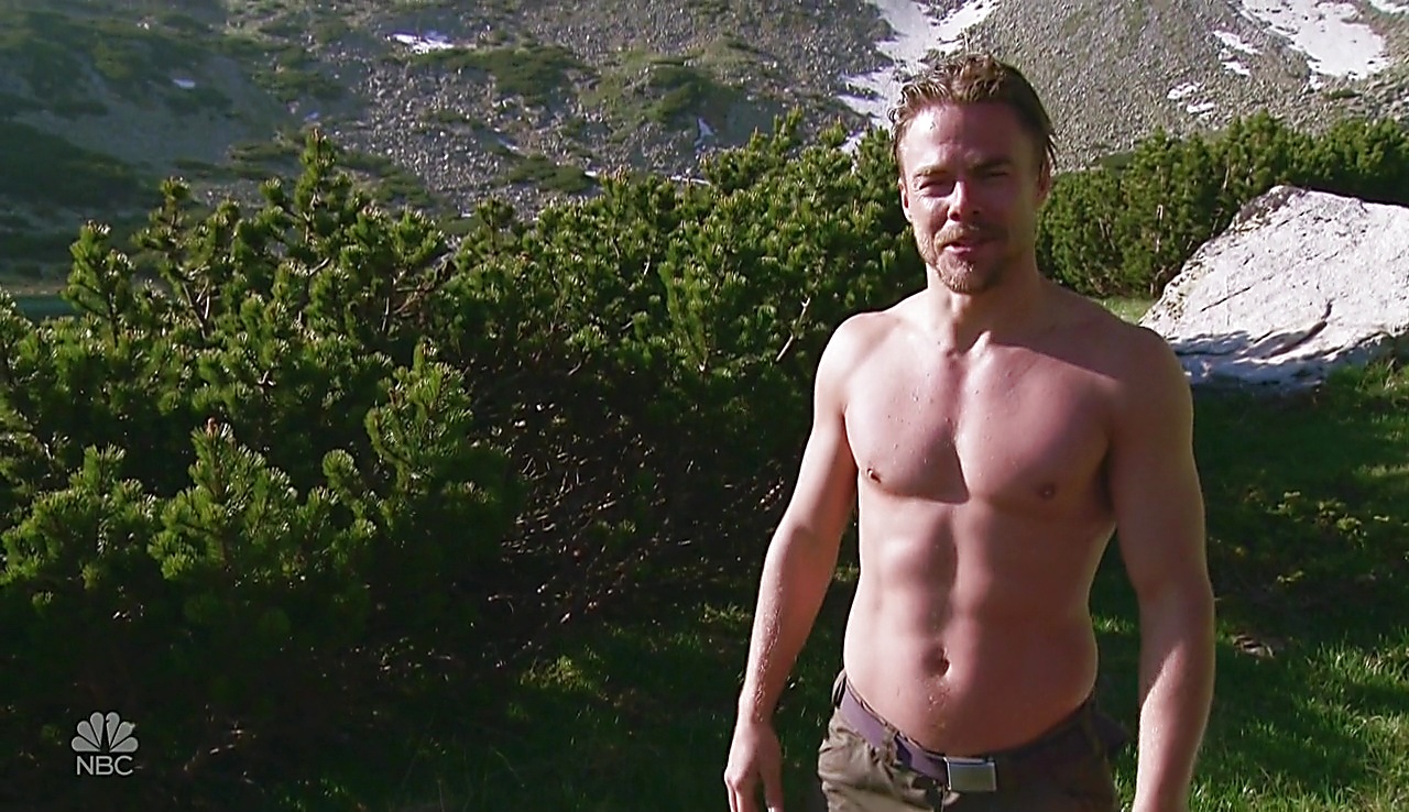 Derek Hough sexy shirtless scene June 27, 2018, 6am