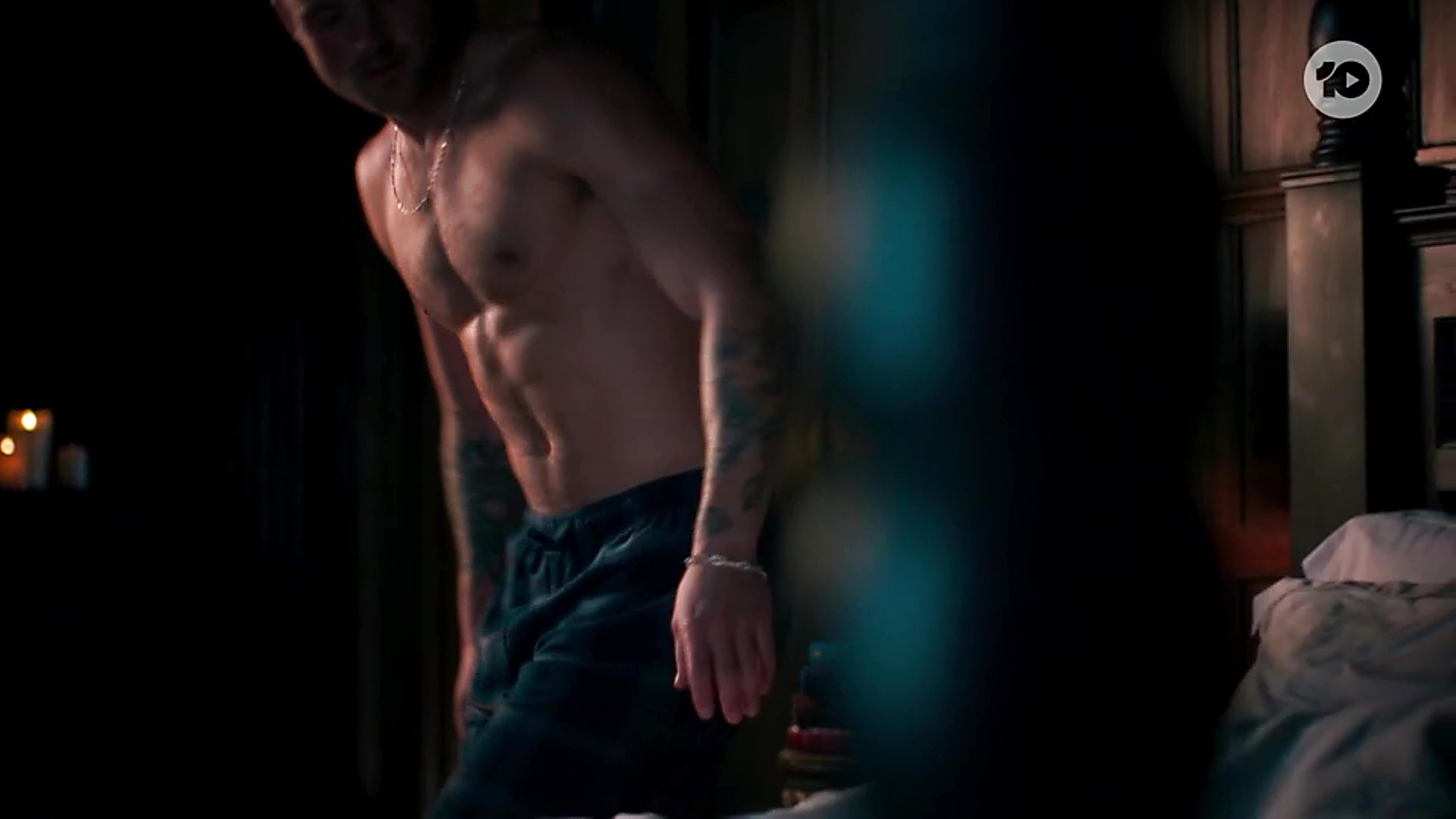 Dylan Efron sexy shirtless scene February 14, 2025, 8pm
