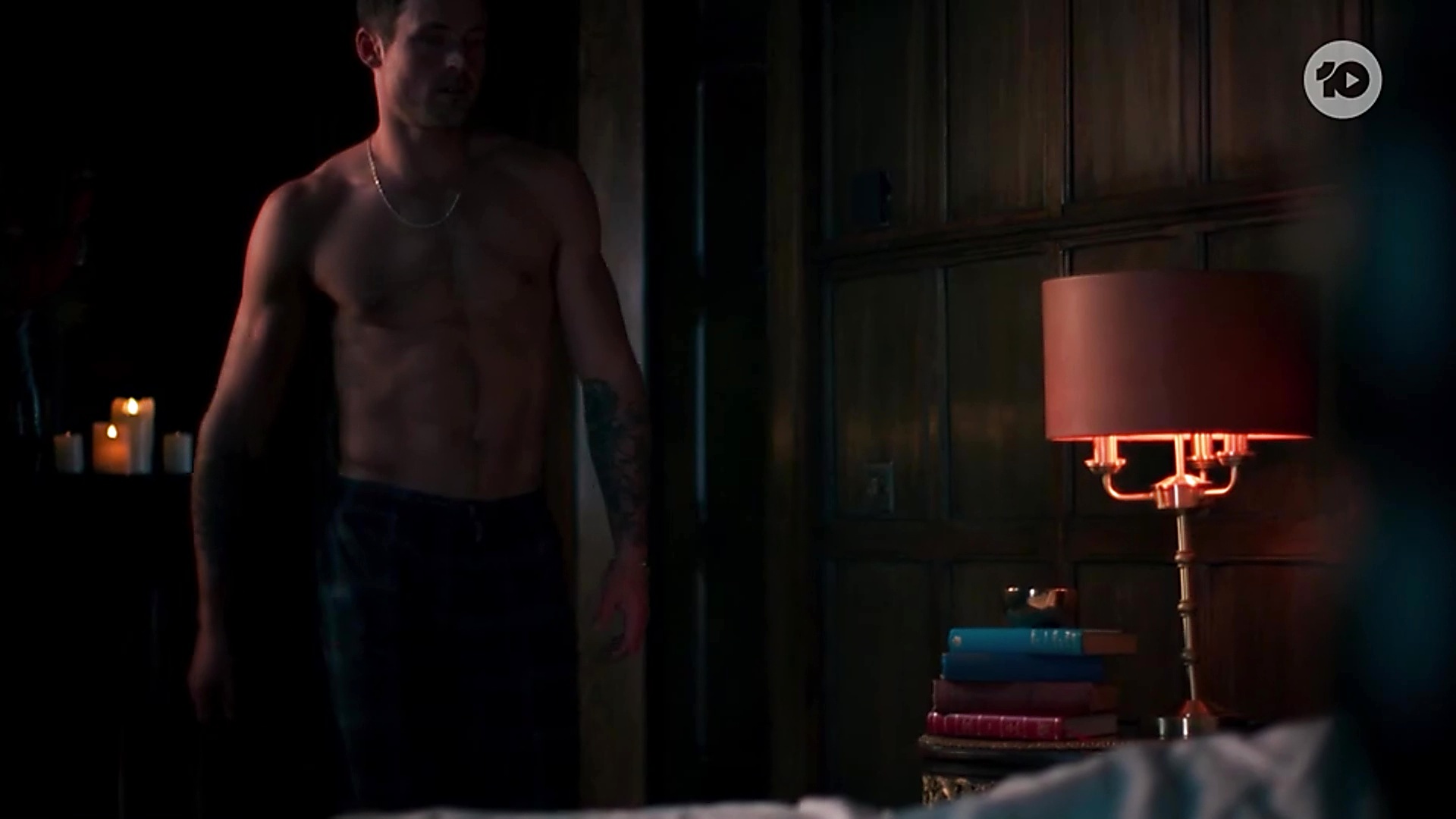 Dylan Efron sexy shirtless scene February 14, 2025, 8pm