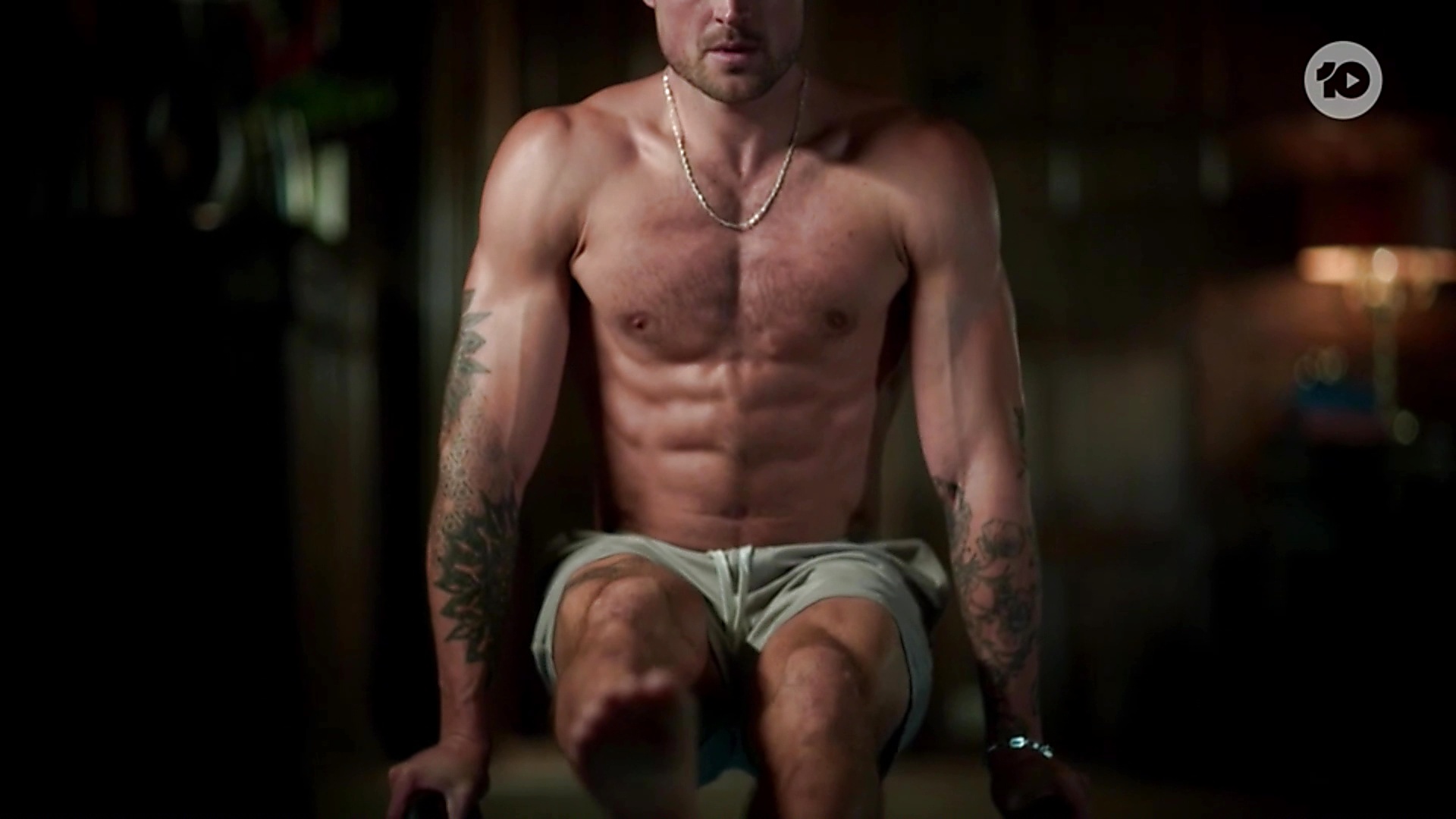 Dylan Efron sexy shirtless scene February 21, 2025, 11pm