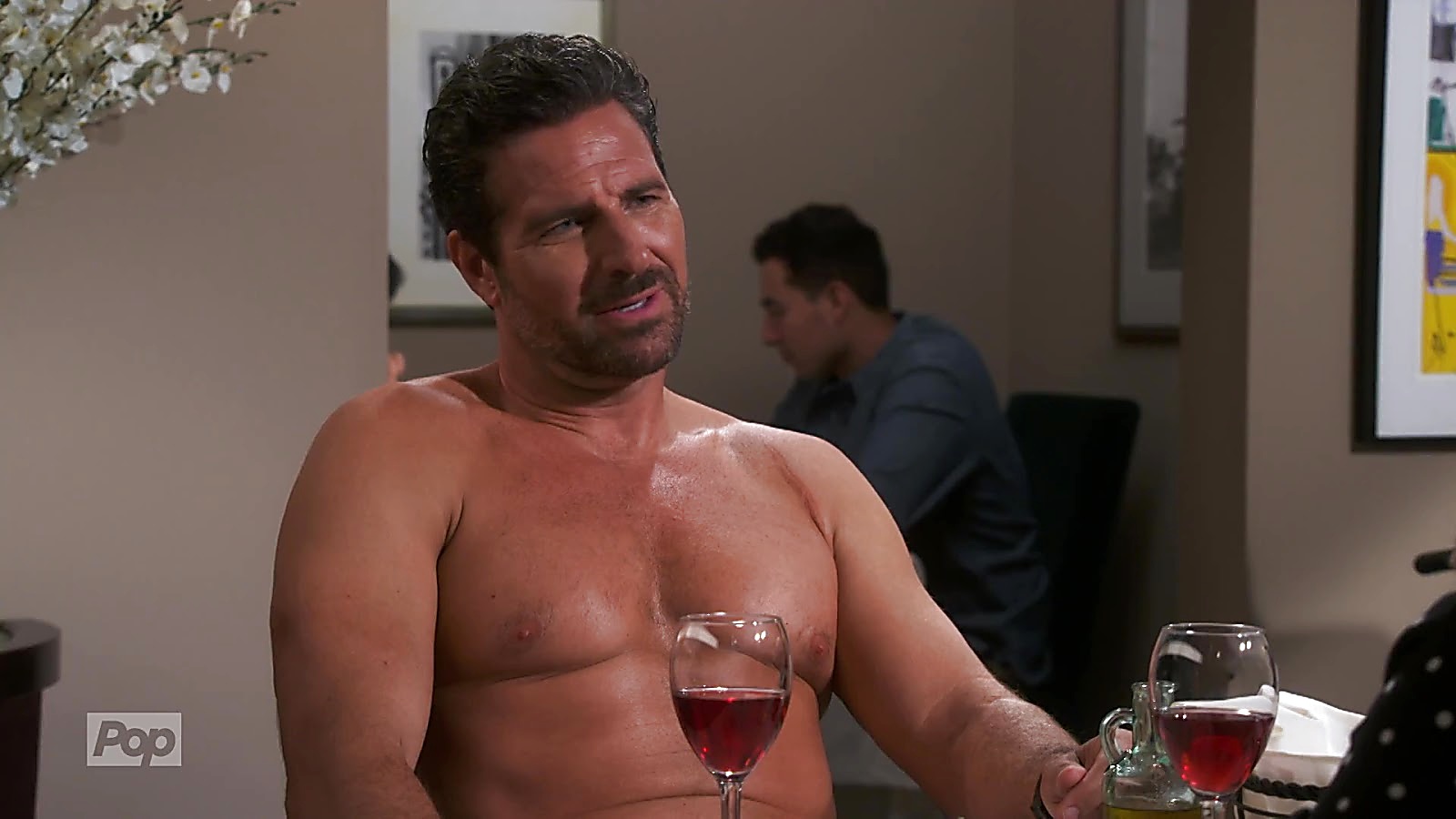 Ed Quinn sexy shirtless scene April 17, 2020, 8am