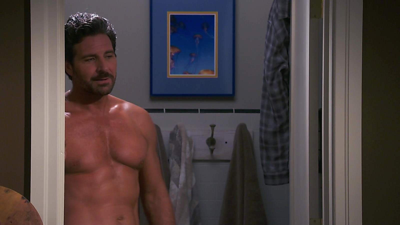 Ed Quinn sexy shirtless scene August 4, 2020, 3pm