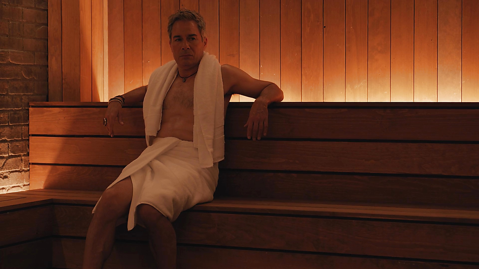Eric Mccormack sexy shirtless scene February 12, 2025, 4am
