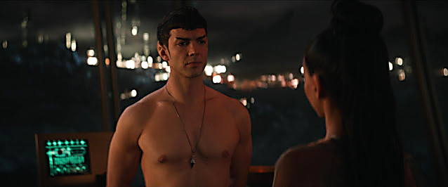 Ethan Peck sexy shirtless scene May 5, 2022, 6am