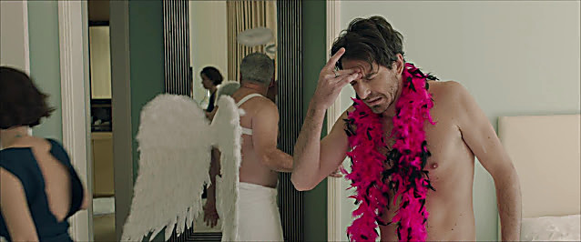 Giampaolo Morelli sexy shirtless scene February 6, 2021, 1pm